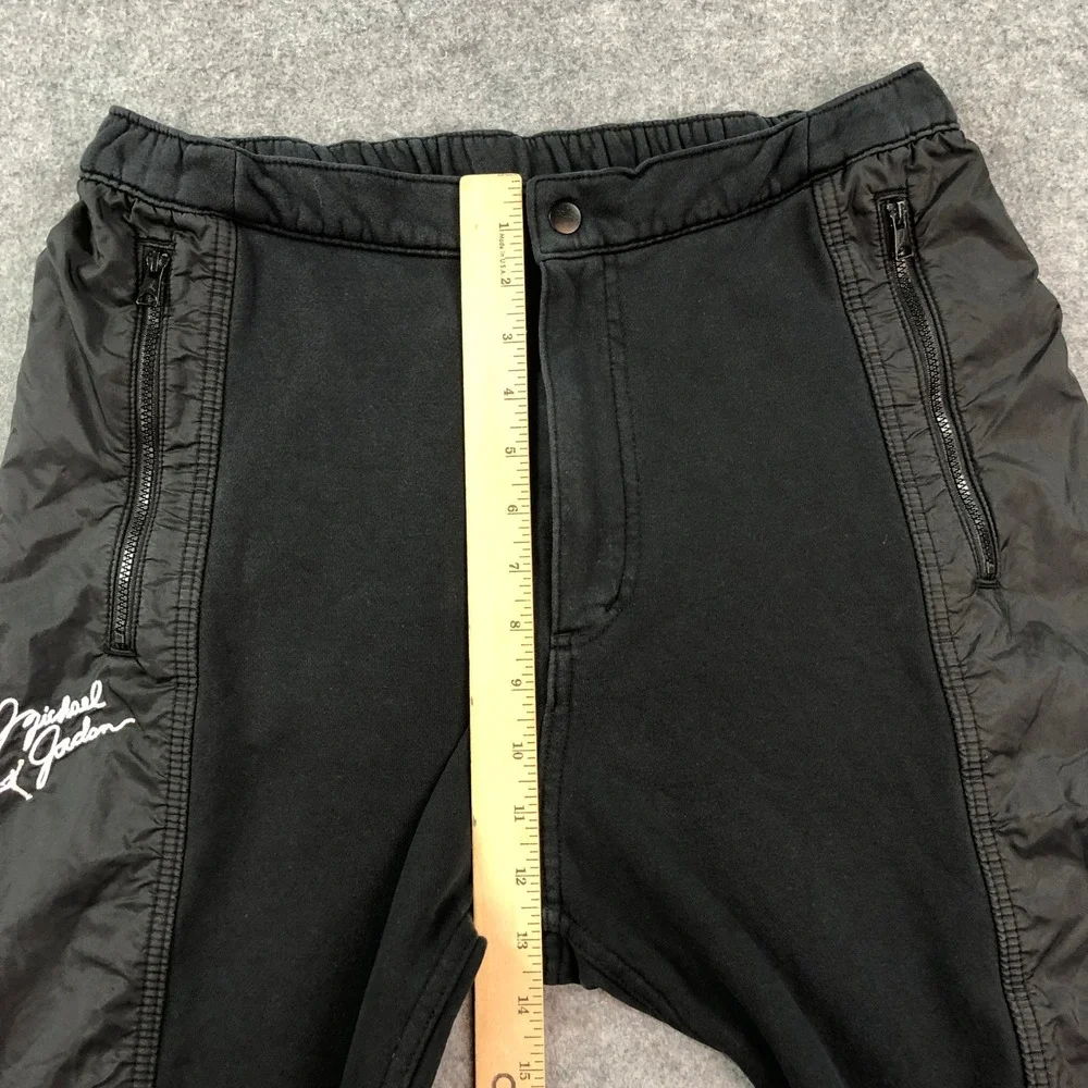 Air Jordan Mens Pants Medium Tapered Black Zipper Streetwear Sweatpants Track